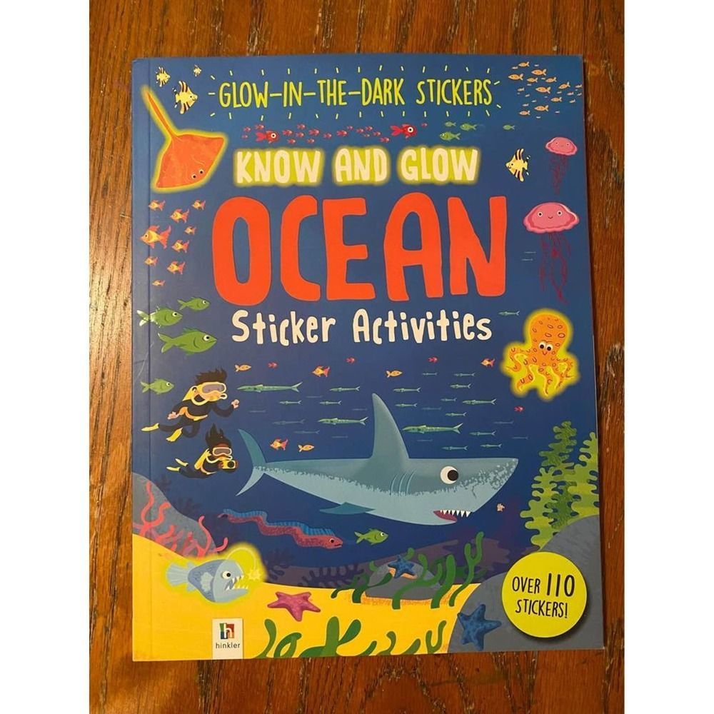 *donating 4/6* Ocean Sticker Activities Includes Glow In Dark Stickers